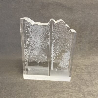 Engraved Acrylic Sculpture – Summer