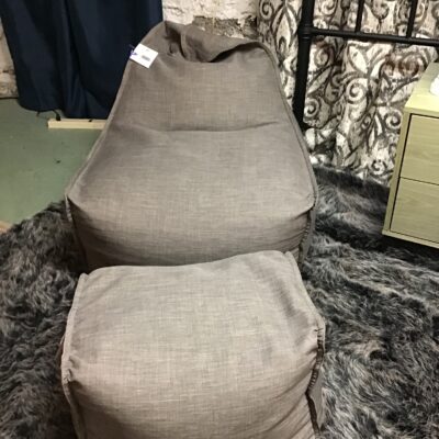 Bean Bag Chair With Footstool