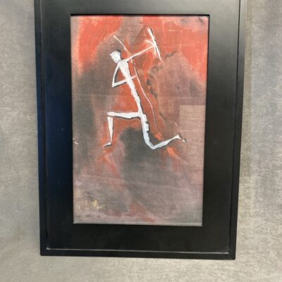 Framed Painting – Running Man
