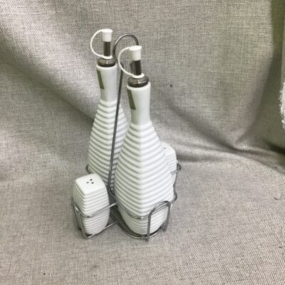 Verdici Oil, Vinegar, Salt & Pepper Set