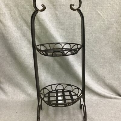 Metal 2 Tier Fruit Stand