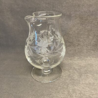 Glass Pitcher – Floral Vine