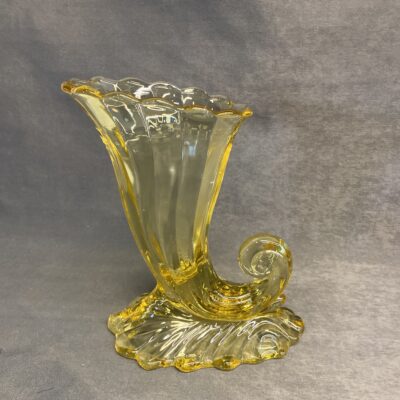 Vintage Heisey Cornucopia Vase