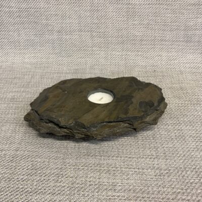 Slate Rock Tea Light Holder