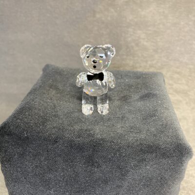 Swarovski Crystal Teddy Bear – Black Tie