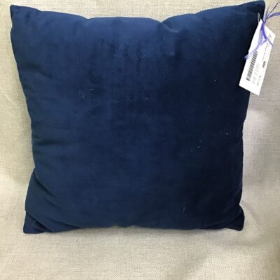 Blue Velvet Accent Pillow