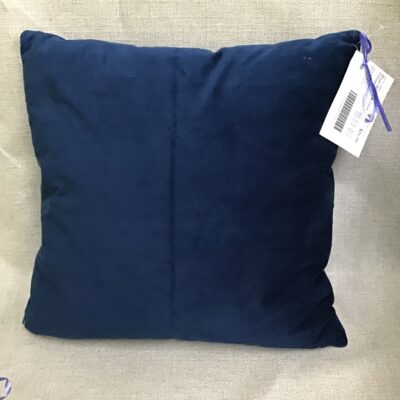 Blue Velvet Accent Pillow