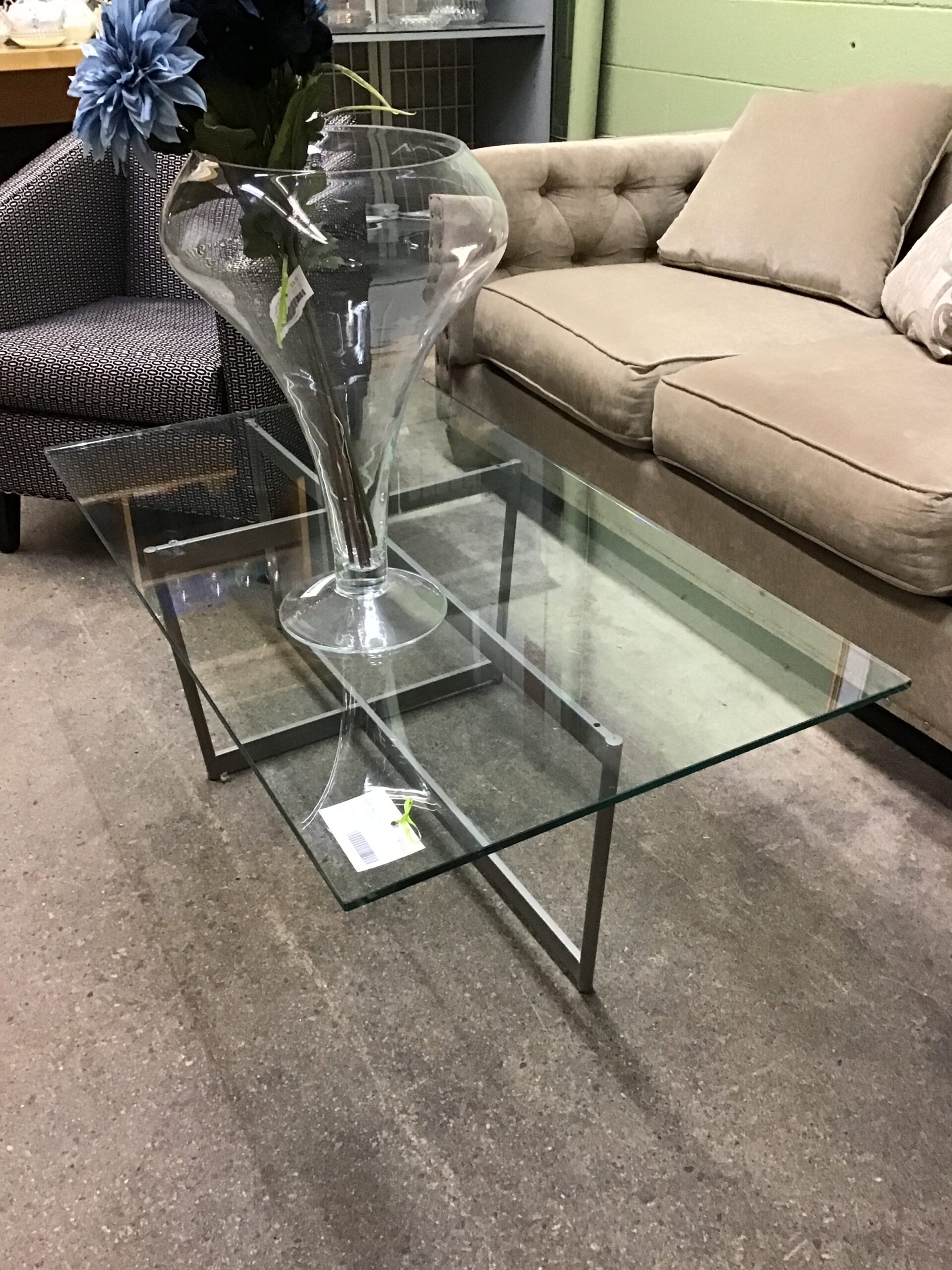 NEW! Metal/Glass Coffee Table -NEW Price!