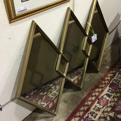 West Elm Overlapping Diamonds Mirror