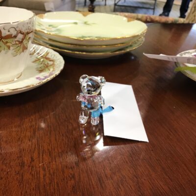 Swarovski Crystal Teddy Bear – Pink rose