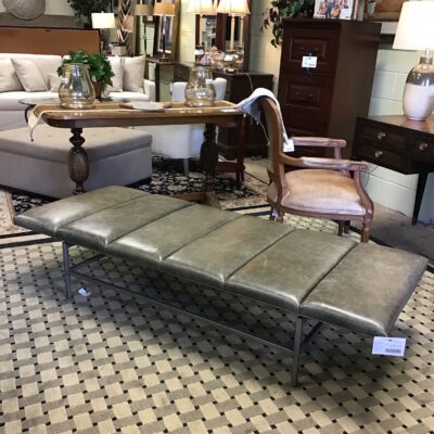 Bernhardt Ardmore Leather Bench