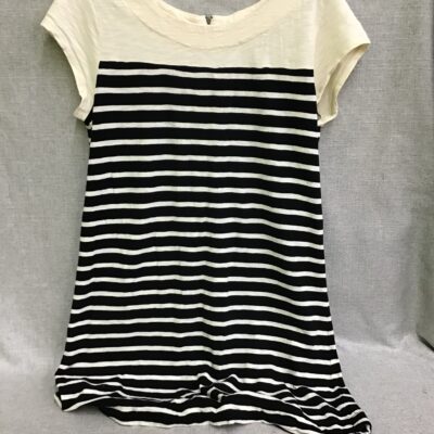 Striped Black And White Dress