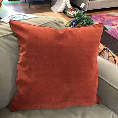 Burnt Orange Throw Pillow
