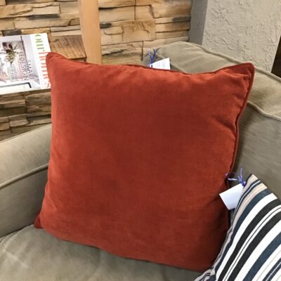 Burnt Orange Throw Pillow
