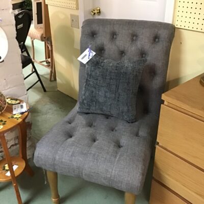 Alton Furniture Group Grey Tufted Dining Chair