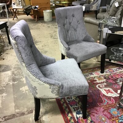 PAIR Dining Chairs – Grey