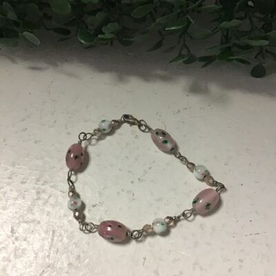 Vintage Hand Painted Bracelet