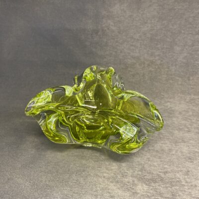 MCM Art Glass Ashtray – Green