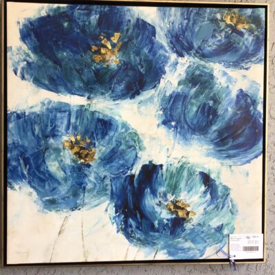 Blue Flowers Canvas Art