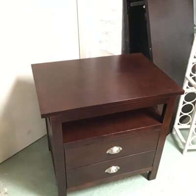 Dark Wood Night Table