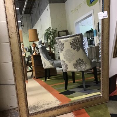 Framed Beveled Mirror