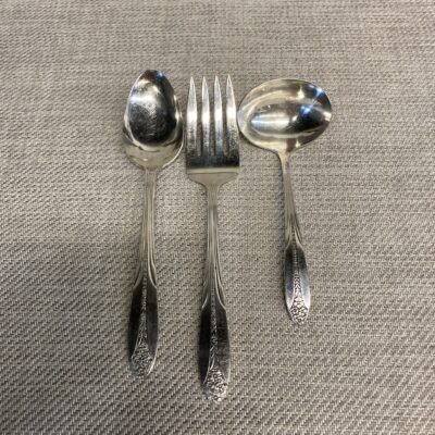 3PC Silverplate Serving Pieces