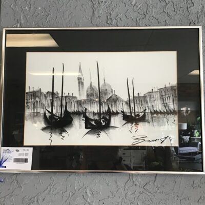 MCM Venetian Framed Art