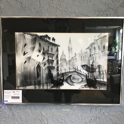 MCM Venetian Framed Art