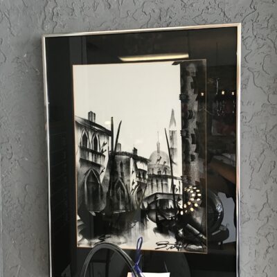 MCM Venetian Framed Art