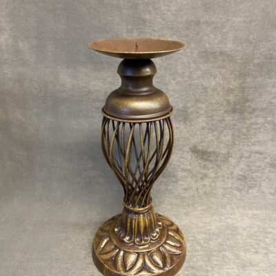 Metal Candleholder – Brown