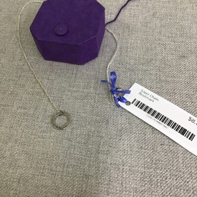 Silver Chain Bookmark