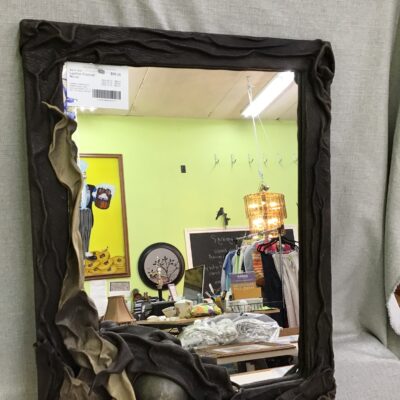 Leather Framed Mirror