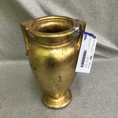 Gold Tone Vase
