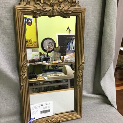 Distressed Look Framed Mirror