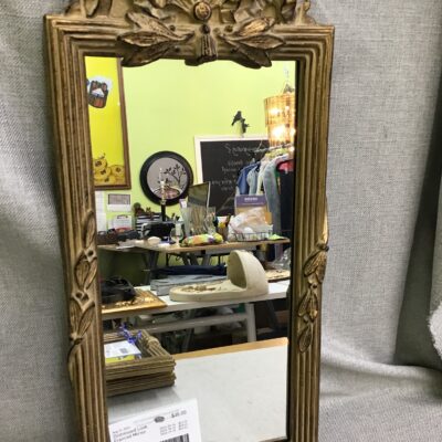 Distressed Look Framed Mirror
