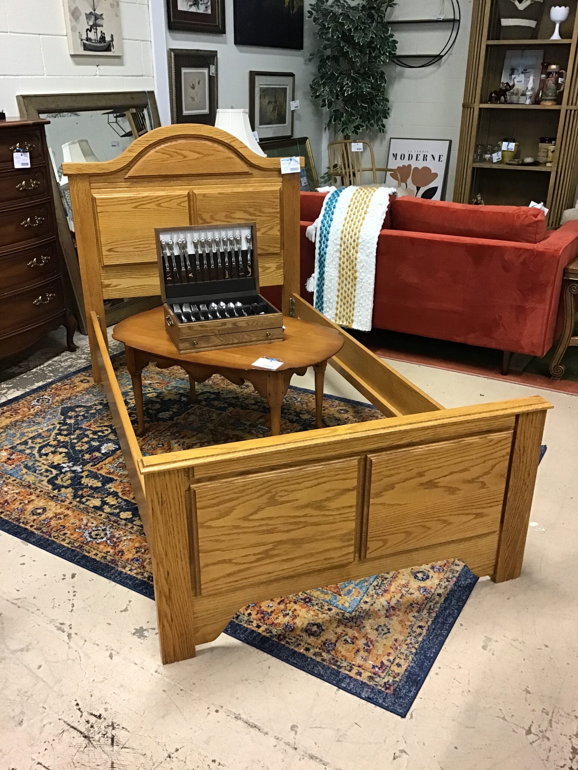 Single Bed Frame – Oak
