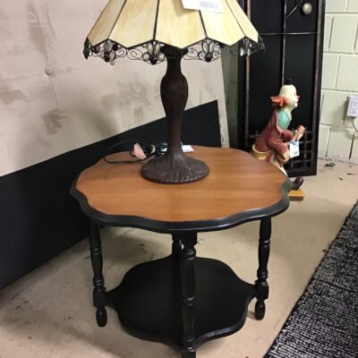 Painted Side Table – Black