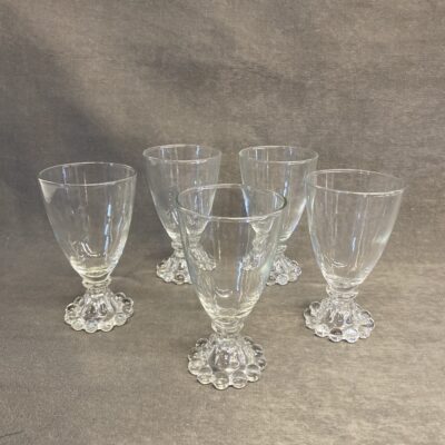 Set 5 Anchor Hocking Boopie Glasses