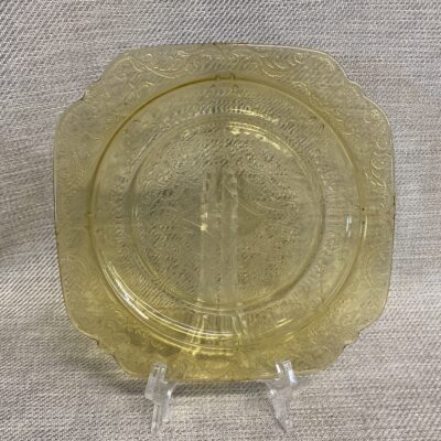 Vintage Hazel Atlas “Florentine” Plate – Yellow