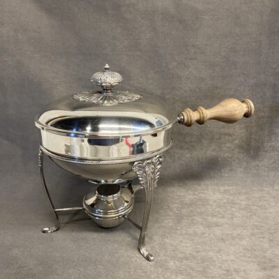 5PC William Adam Silverplate Fondue Set