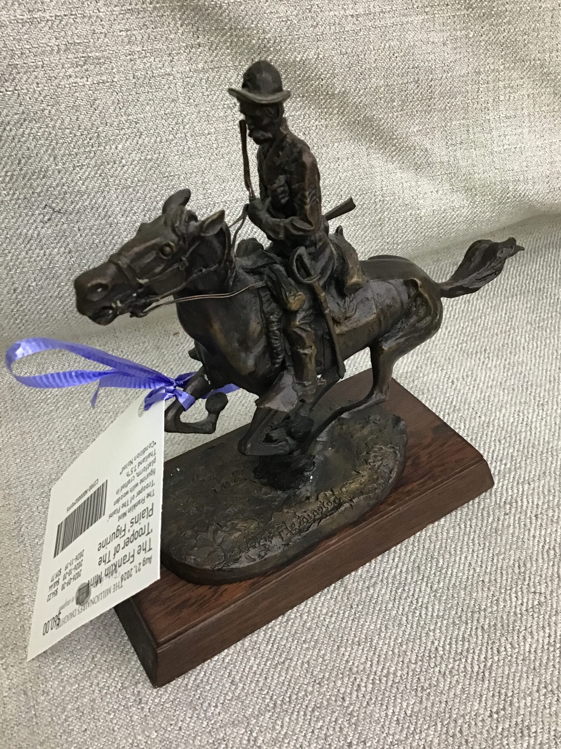 The Franklin Mint ‘Trooper of The Plains’ Figurine