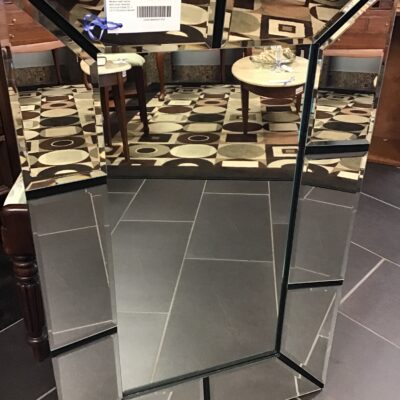 Modern Wall Mirror w Beveled Frame