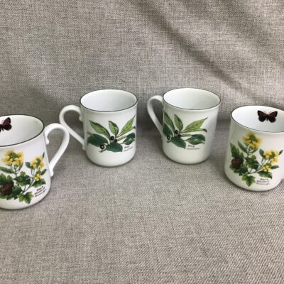 Royal Worcester ‘Herbs’ Mugs (4)