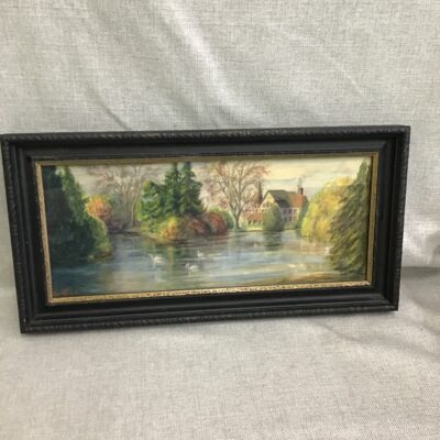 Vintage Signed & Framed Original Watercolour Painting