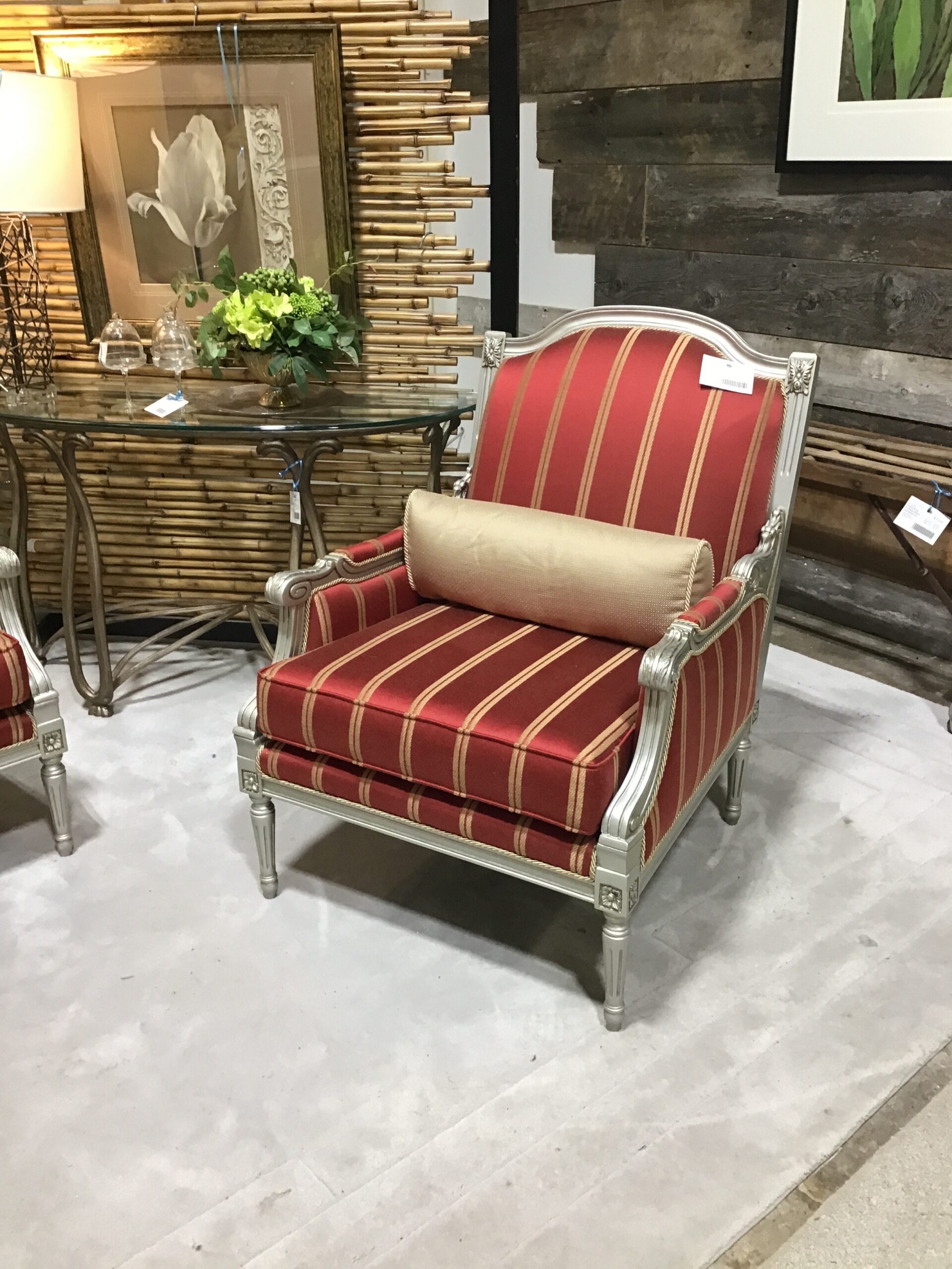 Bergere Chair & Bolster