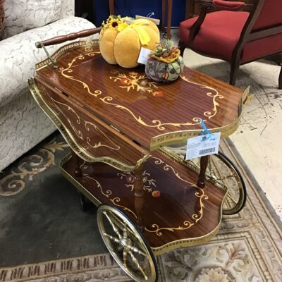 Ornate Serving Bar/Tea Cart