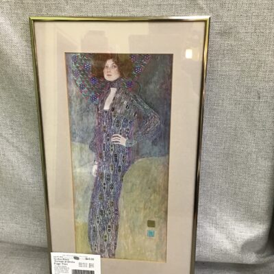 Gustav Klimt ‘Portrait of Emilie Floge’ Print