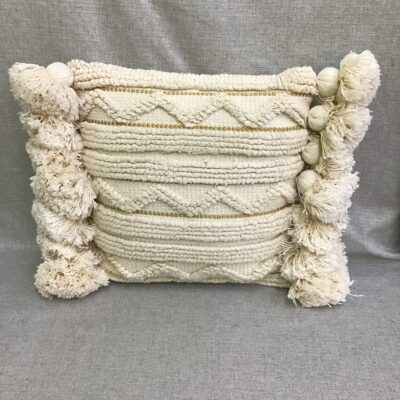 Bloomingville Throw Pillow w Fringe