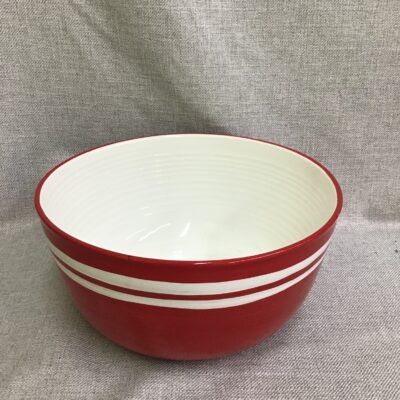 Hallmark Red Ceramic Serving Bowl