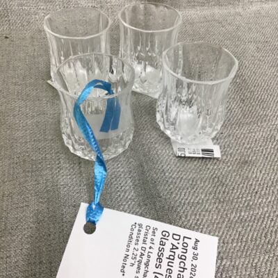 Longchamp Cristal D’Arques Shot Glasses (4)